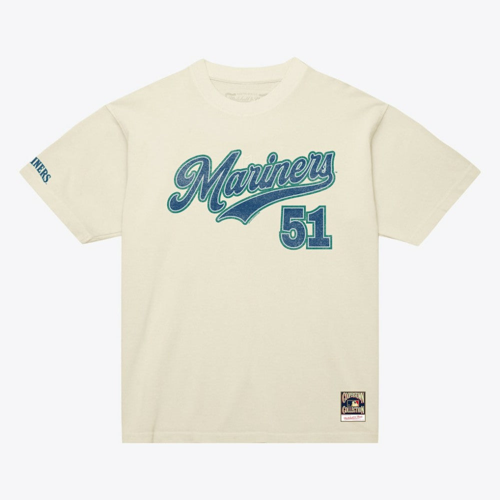 Ichiro Suzuki Seattle Mariners Mitchell & Ness Cooperstown Collection Throwback Name & Number T-Shirt | MLB Sale