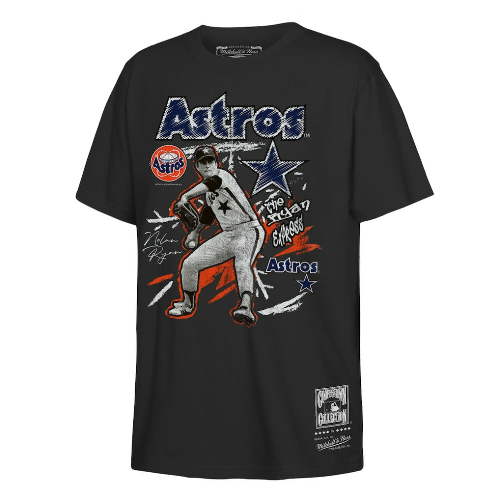 Nolan Ryan Houston Astros Mitchell & Ness Youth Chalked Up Player T-Shirt | MLB For sale