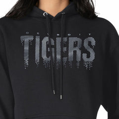 Detroit Tigers G-III 4Her by Carl Banks Women's Metallic Drop Fleece Hoodie | MLB US