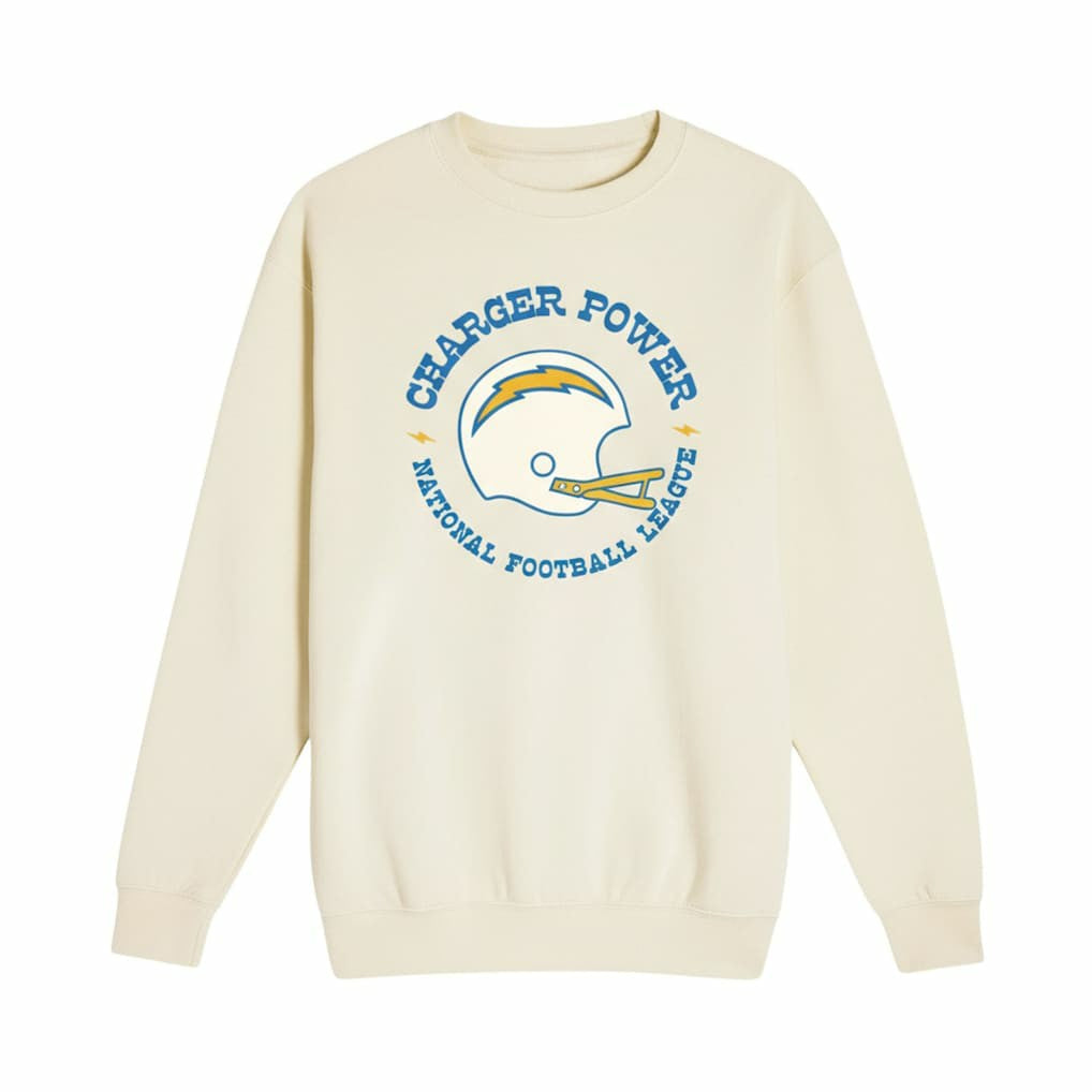 Los Angeles Chargers  The Wild Collective Unisex Charger Power Fleece Sweatshirt