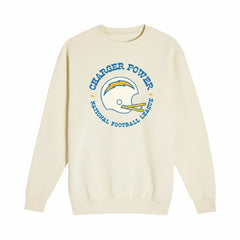 Los Angeles Chargers  The Wild Collective Unisex Charger Power Fleece Sweatshirt