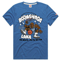 Shaquille O'Neal Orlando Magic Homage Unisex Boomshaqalaka Tri-Blend T-Shirt Discount