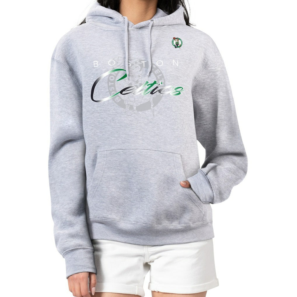 Boston Celtics G-III 4Her by Carl Banks Women's Shadow Logo Tri-Blend Fleece Hoodie Online