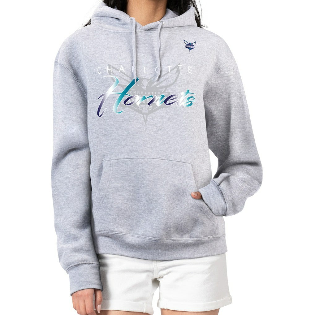 Charlotte Hornets G-III 4Her by Carl Banks Women's Shadow Logo Tri-Blend Fleece Hoodie Discount
