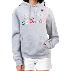 Chicago Bulls G-III 4Her by Carl Banks Women's Shadow Logo Tri-Blend Fleece Hoodie sale Discount