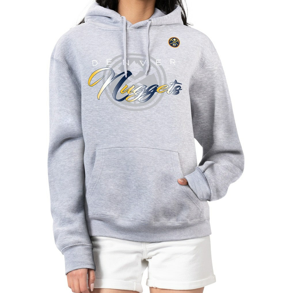 Denver Nuggets G-III 4Her by Carl Banks Women's Shadow Logo Tri-Blend Fleece Hoodie sale For Sale
