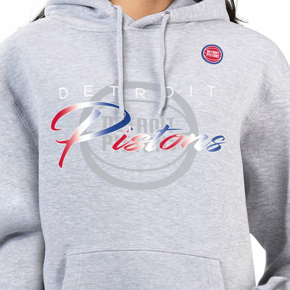 Detroit Pistons G-III 4Her by Carl Banks Women's Shadow Logo Tri-Blend Fleece Hoodie sale Outlet