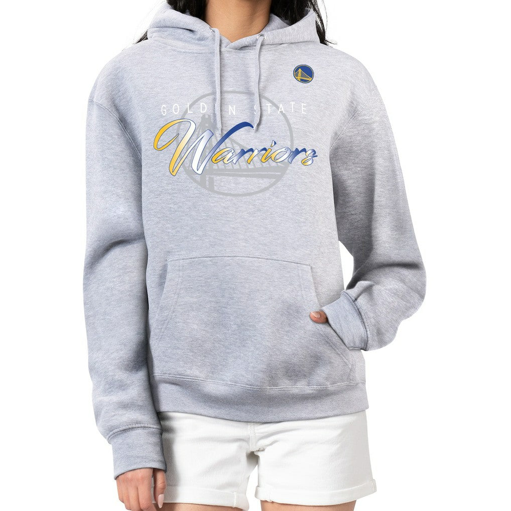 Golden State Warriors G-III 4Her by Carl Banks Women's Shadow Logo Tri-Blend Fleece Hoodie sale On Sale