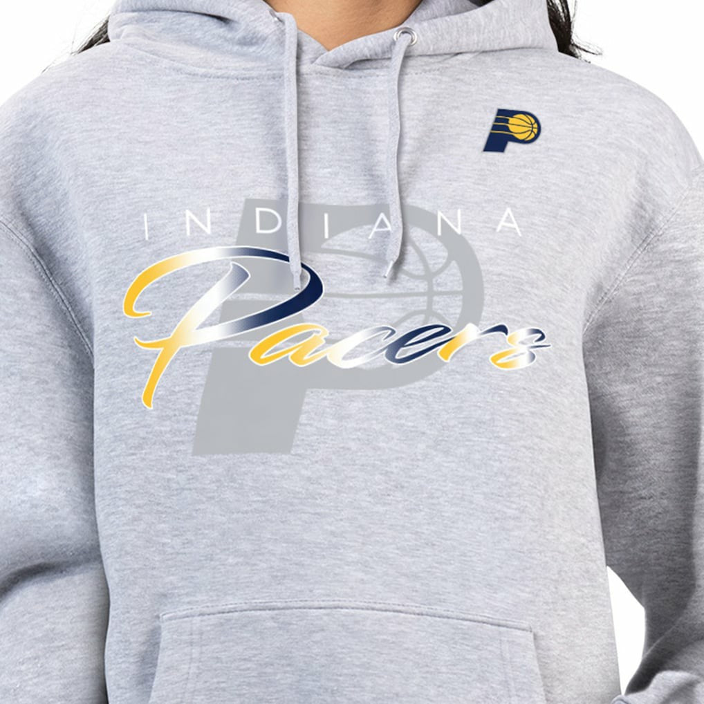 Indiana Pacers G-III 4Her by Carl Banks Women's Shadow Logo Tri-Blend Fleece Hoodie On Sale