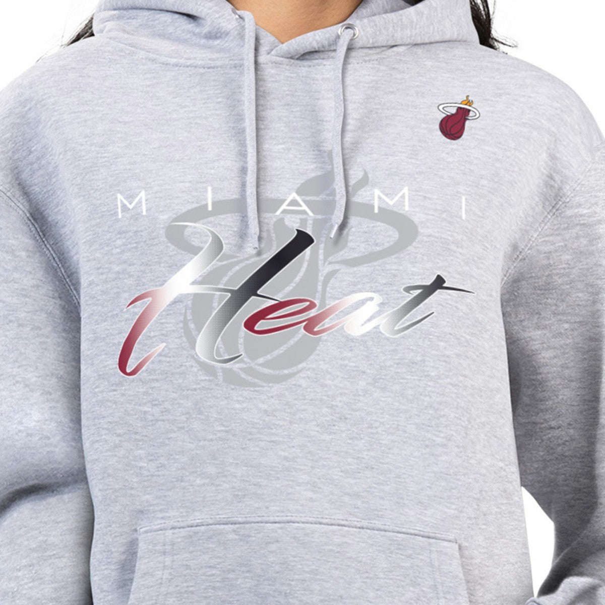 Miami Heat G-III 4Her by Carl Banks Women's Shadow Logo Tri-Blend Fleece Hoodie On Sale