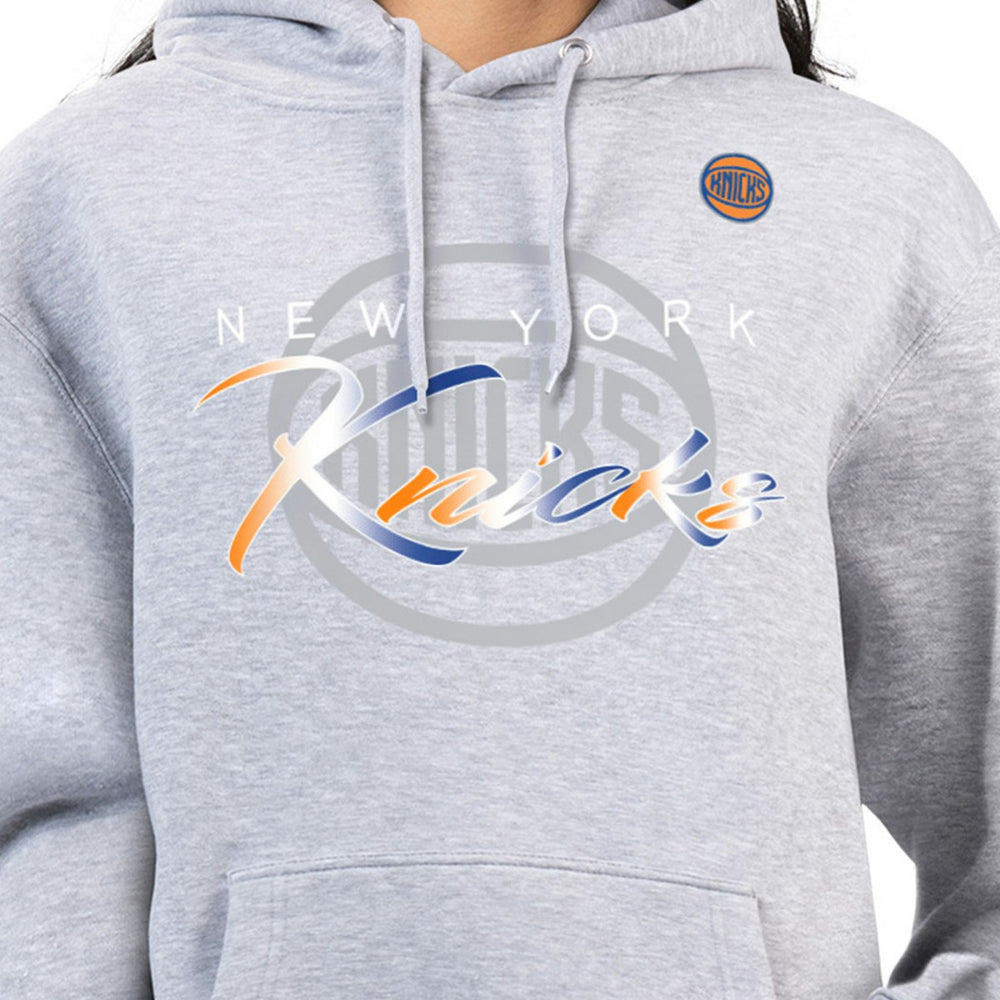 New York Knicks G-III 4Her by Carl Banks Women's Shadow Logo Tri-Blend Fleece Hoodie Online