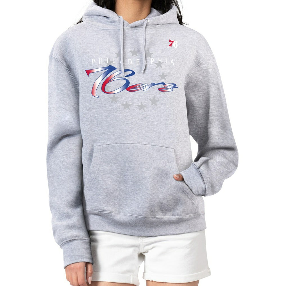 Philadelphia 76ers G-III 4Her by Carl Banks Women's Shadow Logo Tri-Blend Fleece Hoodie Online