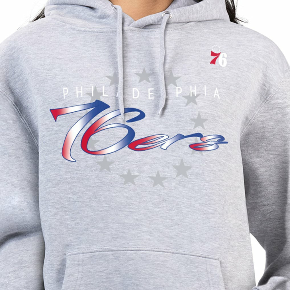 Philadelphia 76ers G-III 4Her by Carl Banks Women's Shadow Logo Tri-Blend Fleece Hoodie Online