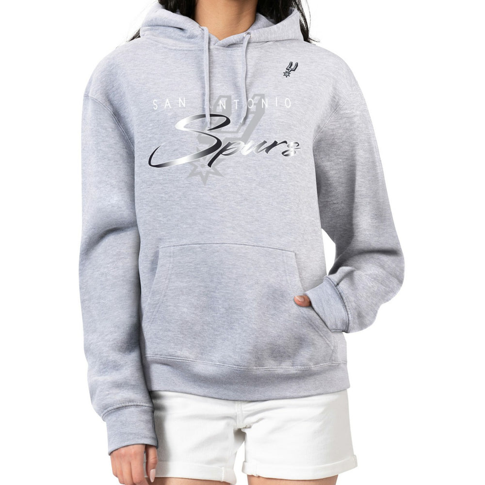 San Antonio Spurs G-III 4Her by Carl Banks Women's Shadow Logo Tri-Blend Fleece Hoodie Online