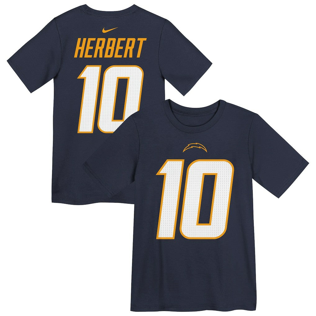 Los Angeles Chargers Nike Justin Herbert  Youth Name & Number T-Shirt