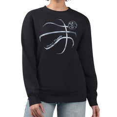 Denver Nuggets G-III 4Her by Carl Banks Women's Metallic Print Basketball Sketch Fleece Sweatshirt sale On Sale