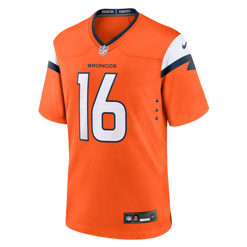 Denver Broncos Nike Jeremy Crawshaw  Team Game Jersey