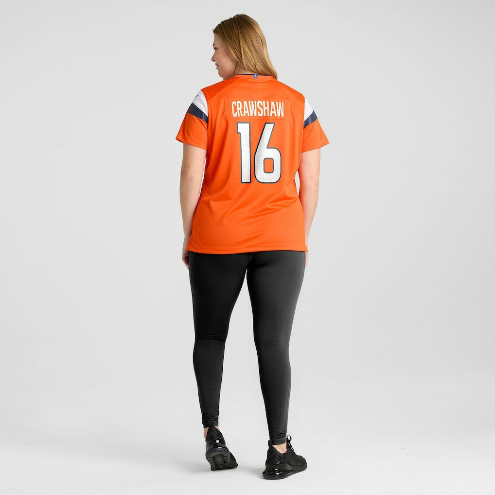 Denver Broncos Nike Jeremy Crawshaw  Women's Team Game Jersey