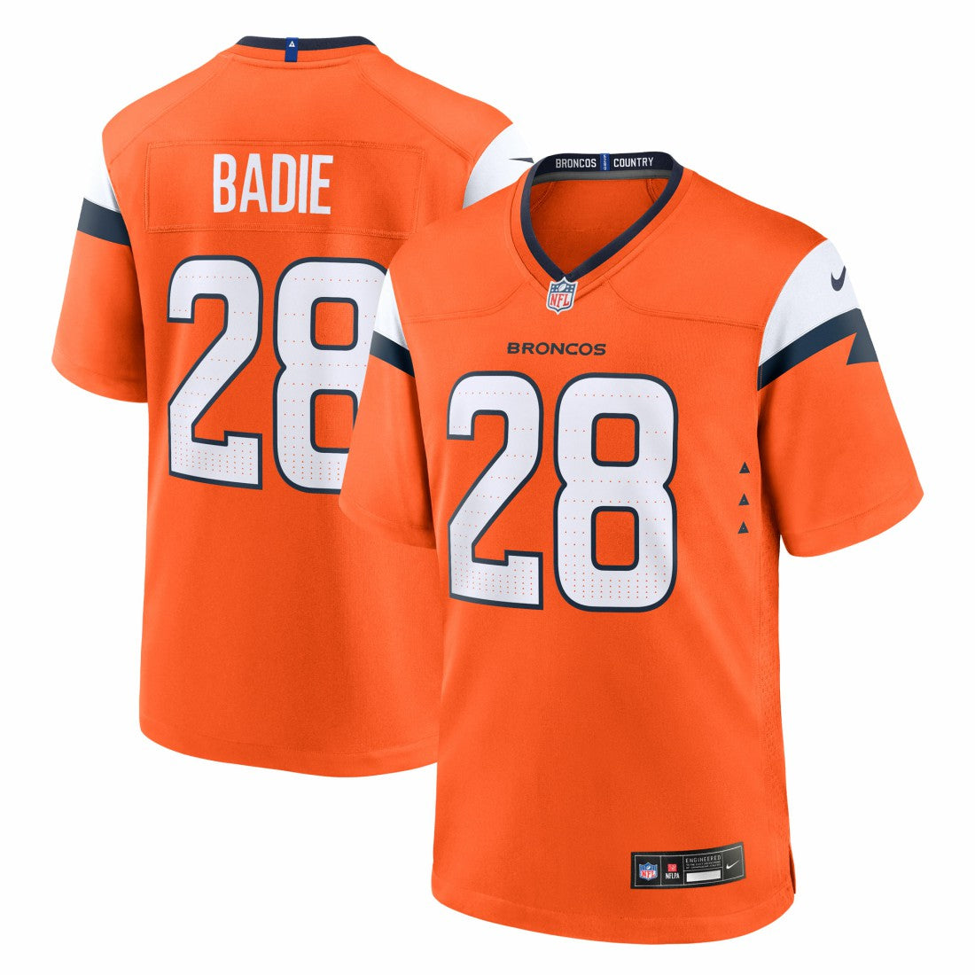 Denver Broncos Nike Tyler Badie  Team Game Jersey
