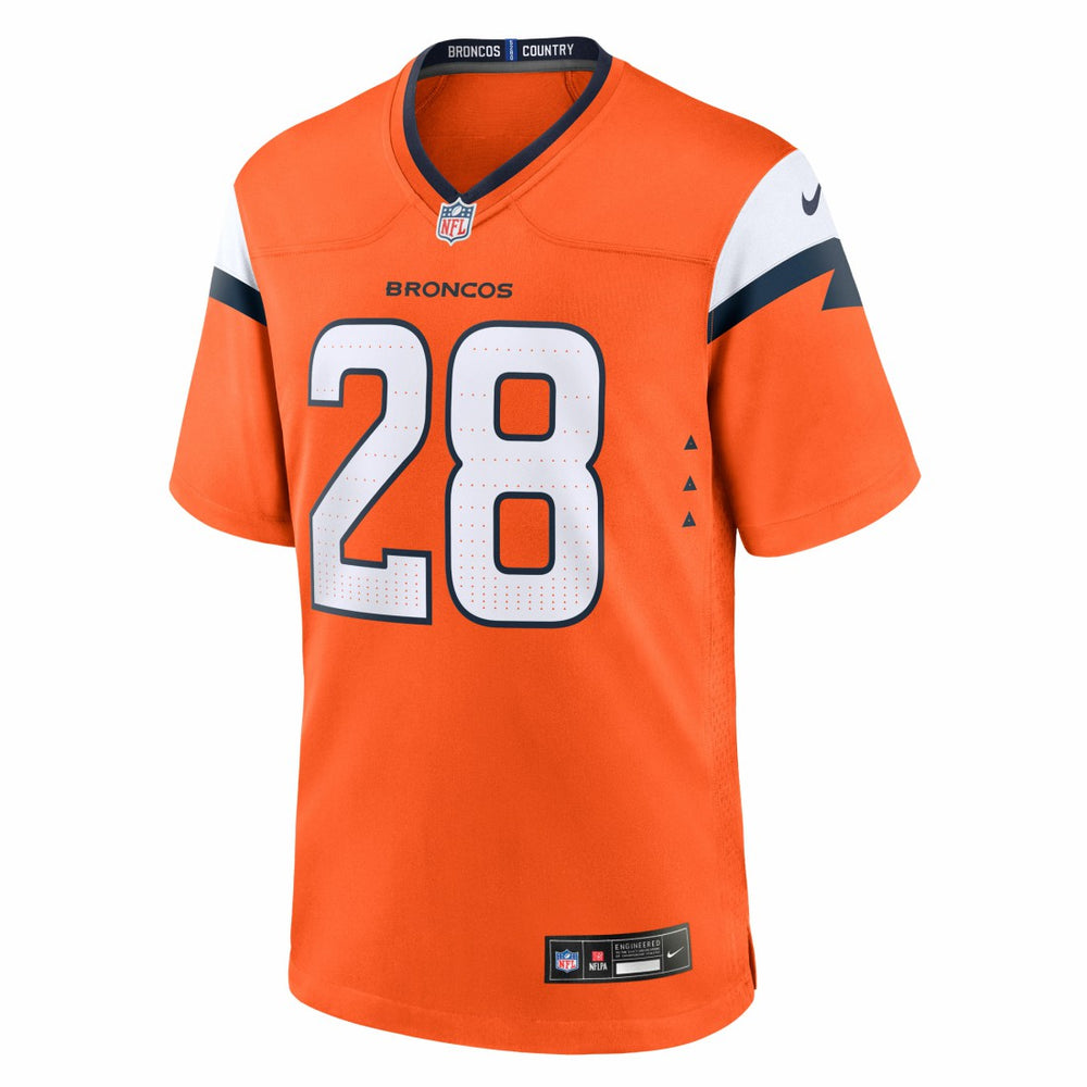 Denver Broncos Nike Tyler Badie  Team Game Jersey