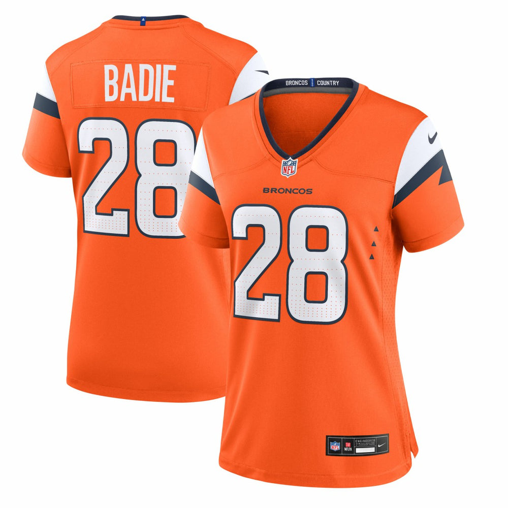 Denver Broncos Nike Tyler Badie  Women's Team Game Jersey