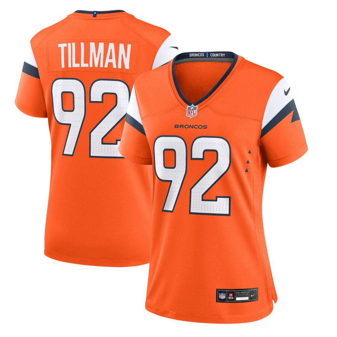 Denver Broncos Nike Dondrea Tillman  Women's Team Game Jersey