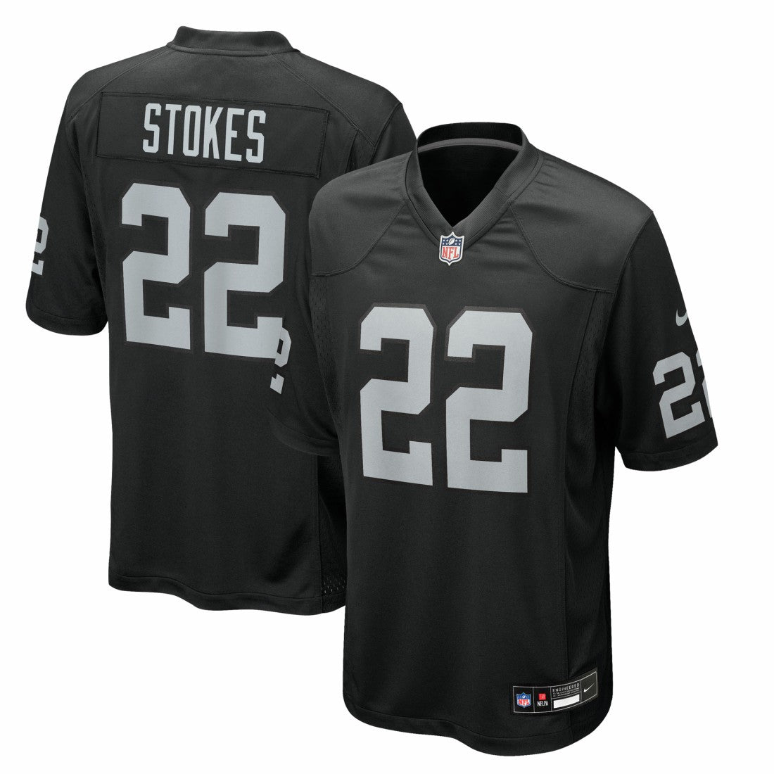 Las Vegas Raiders Nike Eric Stokes  Team Game Jersey