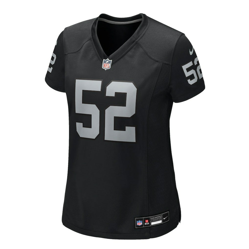 Las Vegas Raiders Nike Elandon Roberts  Women's Team Game Jersey