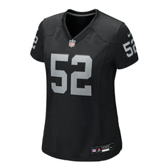 Las Vegas Raiders Nike Elandon Roberts  Women's Team Game Jersey