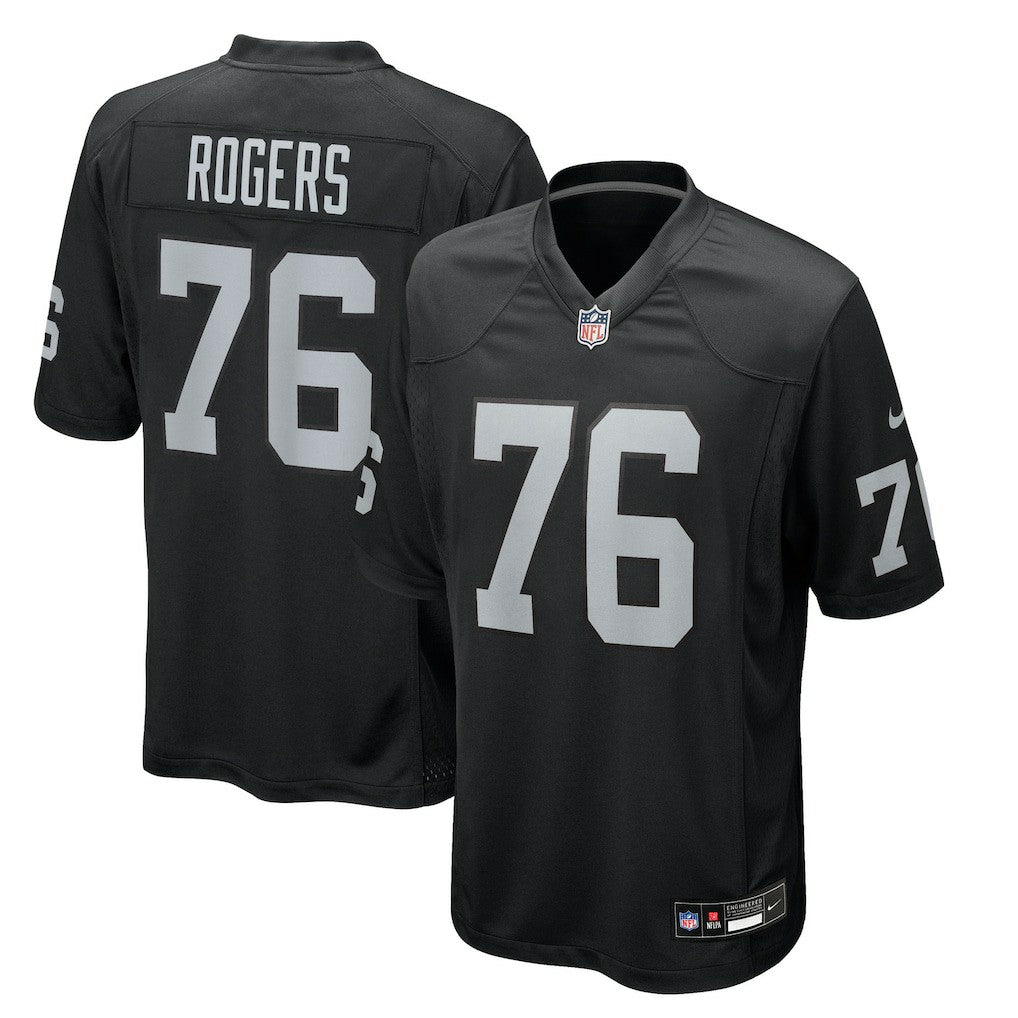 Las Vegas Raiders Nike Caleb Rogers  Team Game Jersey