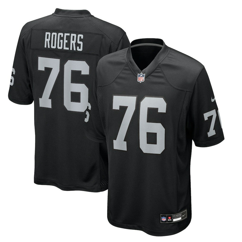 Las Vegas Raiders Nike Caleb Rogers  Team Game Jersey