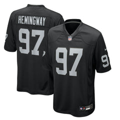 Las Vegas Raiders Nike Tonka Hemingway  Team Game Jersey