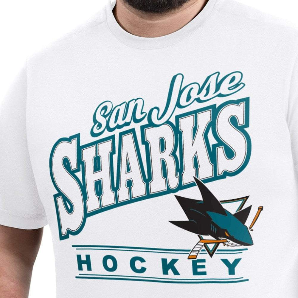 San Jose Sharks G-III Sports by Carl Banks Adaptive Headliner T-Shirt Sale