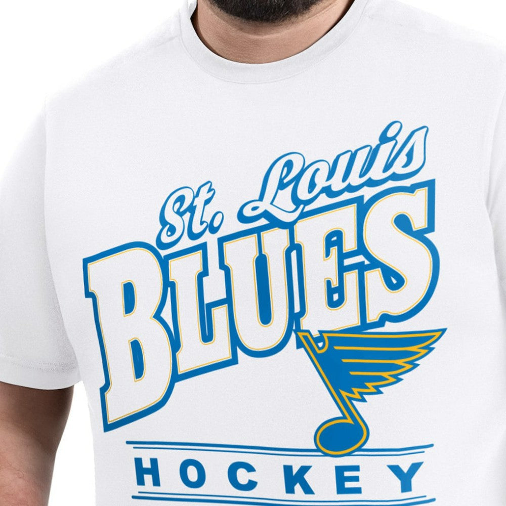 St. Louis Blues G-III Sports by Carl Banks Adaptive Headliner T-Shirt On Sale