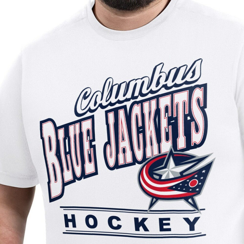 Columbus Blue Jackets G-III Sports by Carl Banks Adaptive Headliner T-Shirt On Sale