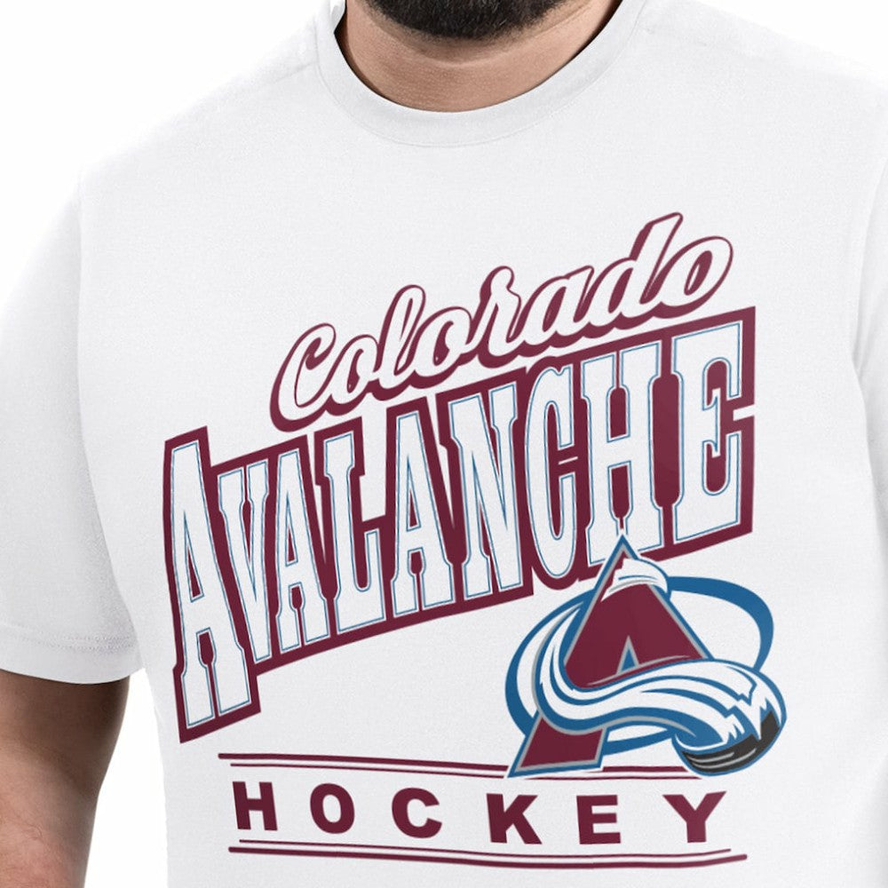 Colorado Avalanche G-III Sports by Carl Banks Adaptive Headliner T-Shirt For Sale