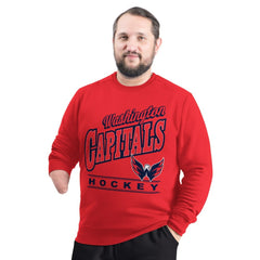 Washington Capitals G-III Sports by Carl Banks Adaptive Headliner Fleece Sweatshirt On Sale