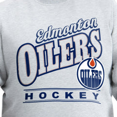 Edmonton Oilers G-III Sports by Carl Banks Adaptive Headliner Fleece Sweatshirt On Sale