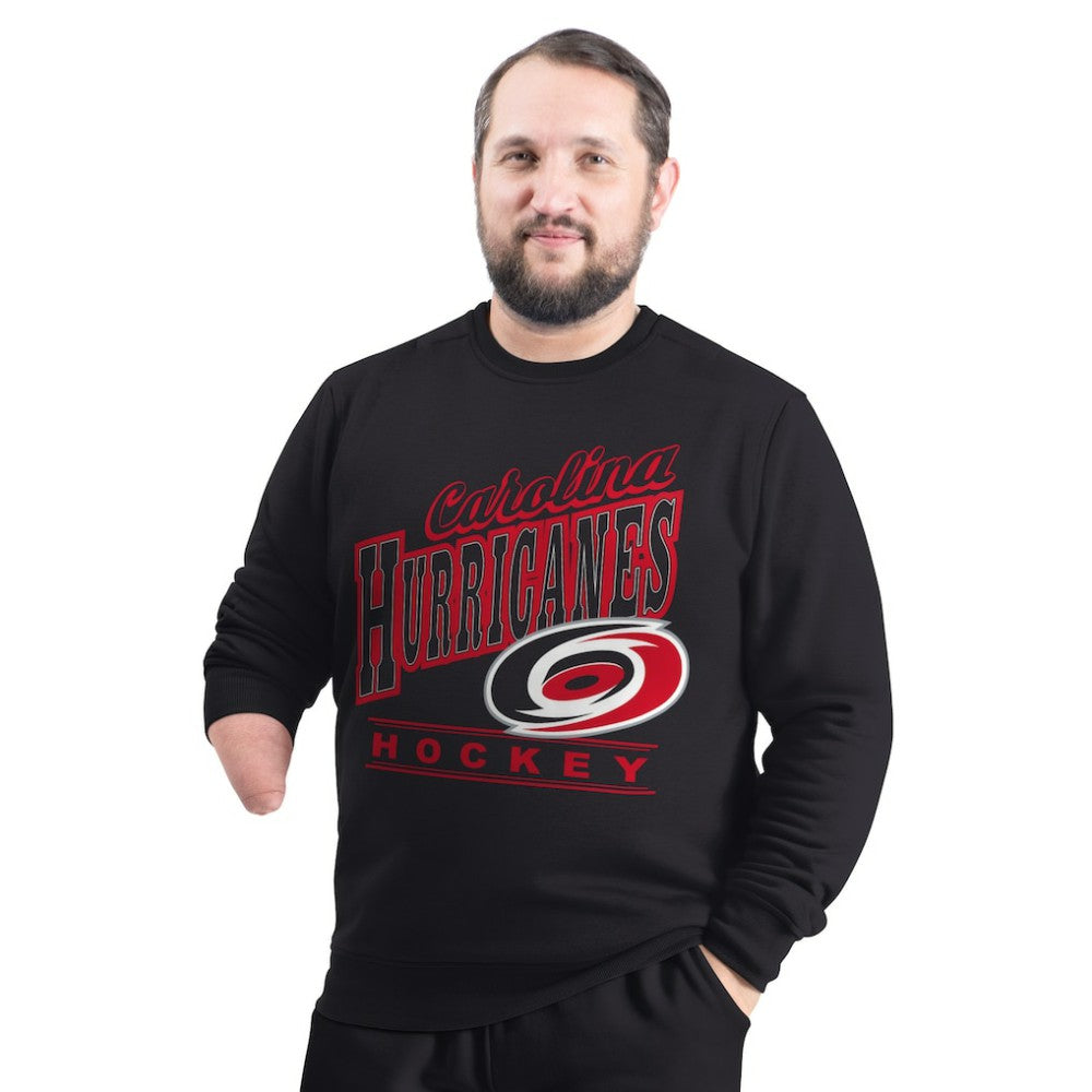 Carolina Hurricanes G-III Sports by Carl Banks Adaptive Headliner Fleece Sweatshirt For Sale