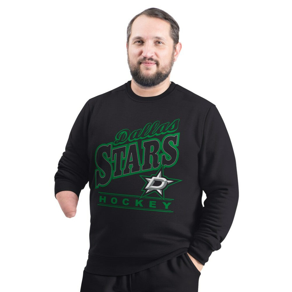 Dallas Stars G-III Sports by Carl Banks Adaptive Headliner Fleece Sweatshirt On Sale