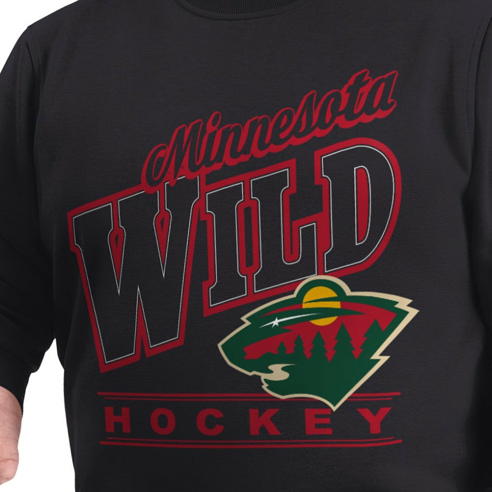 Minnesota Wild G-III Sports by Carl Banks Adaptive Headliner Fleece Sweatshirt Discount