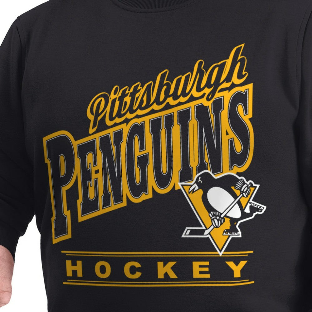 Pittsburgh Penguins G-III Sports by Carl Banks Adaptive Headliner Fleece Sweatshirt Outlet