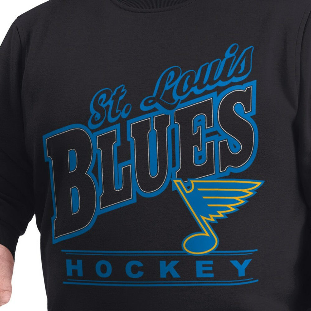 St. Louis Blues G-III Sports by Carl Banks Adaptive Headliner Fleece Sweatshirt Discount