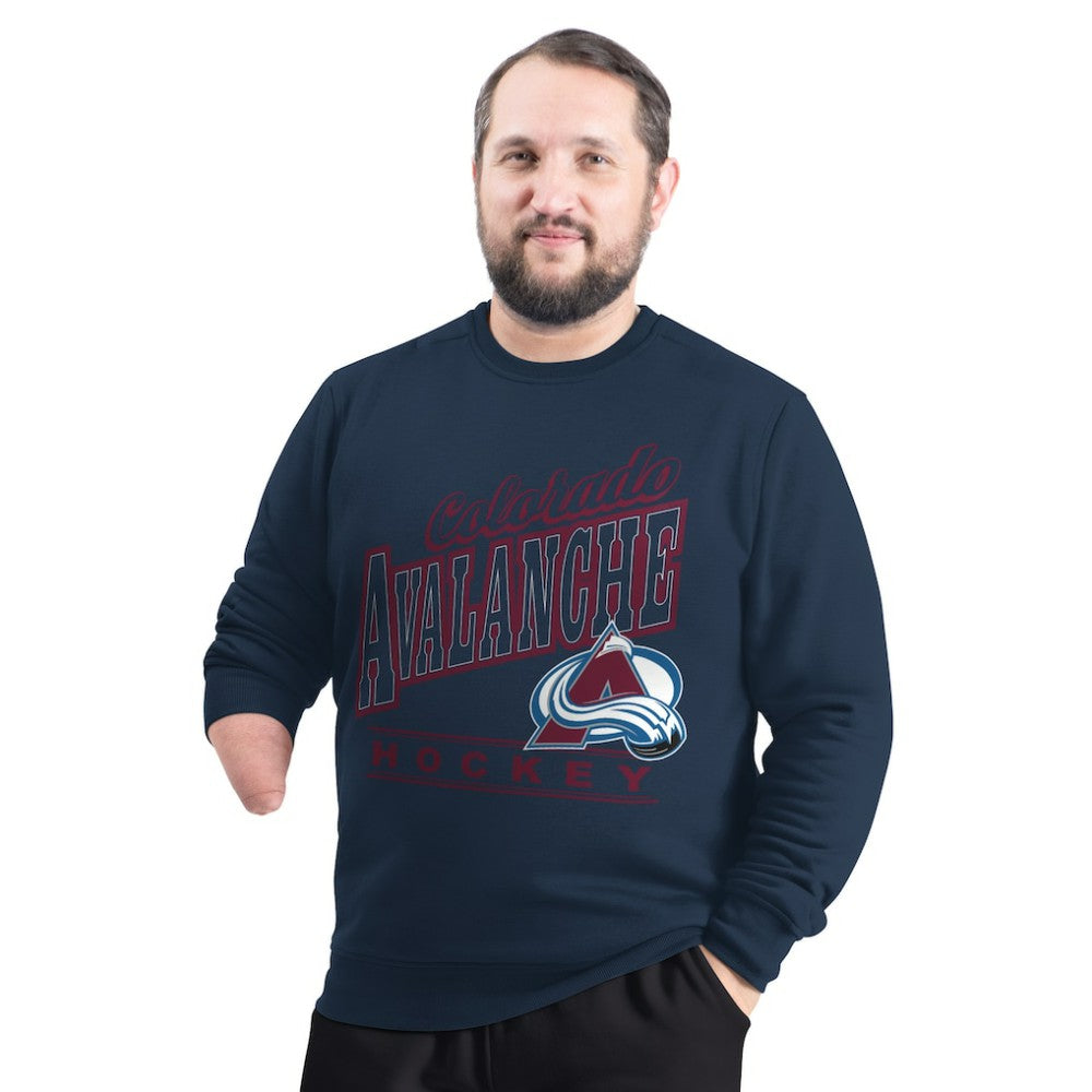 Colorado Avalanche G-III Sports by Carl Banks Adaptive Headliner Fleece Sweatshirt Sale