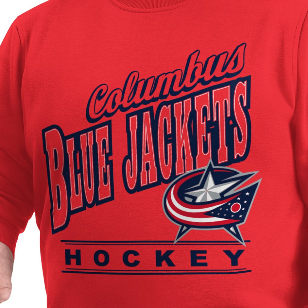 Columbus Blue Jackets G-III Sports by Carl Banks Adaptive Headliner Fleece Sweatshirt Sale