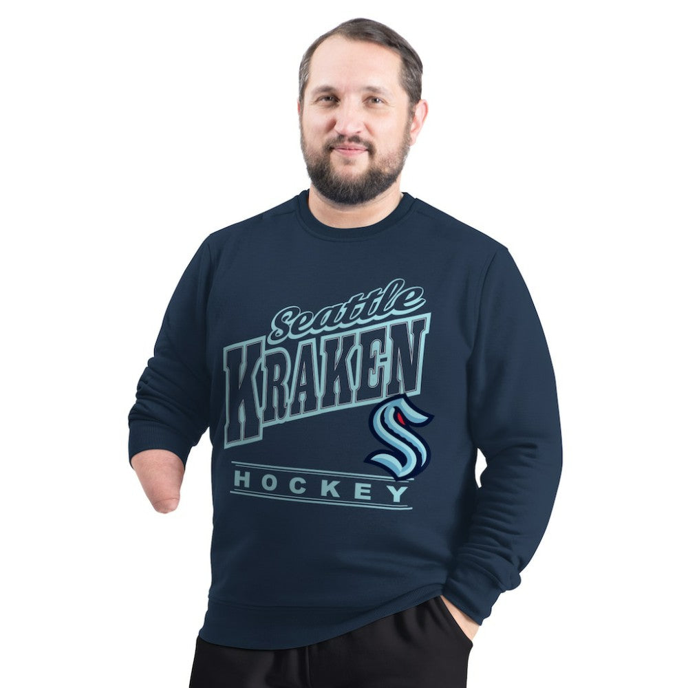 Seattle Kraken G-III Sports by Carl Banks Adaptive Headliner Fleece Sweatshirt Sale