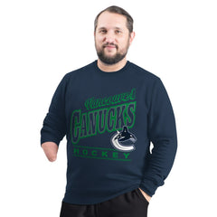 Vancouver Canucks G-III Sports by Carl Banks Adaptive Headliner Fleece Sweatshirt For Sale
