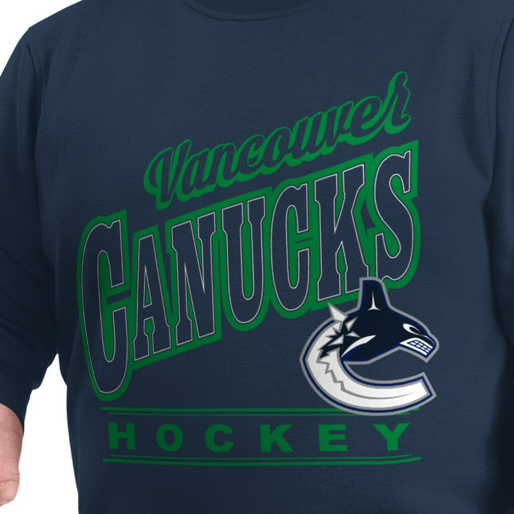 Vancouver Canucks G-III Sports by Carl Banks Adaptive Headliner Fleece Sweatshirt For Sale