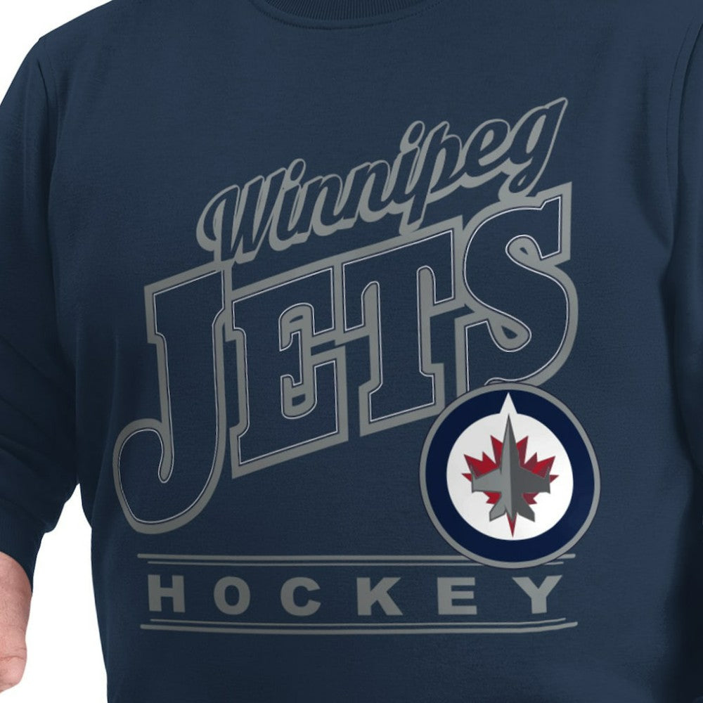Winnipeg Jets G-III Sports by Carl Banks Adaptive Headliner Fleece Sweatshirt Discount