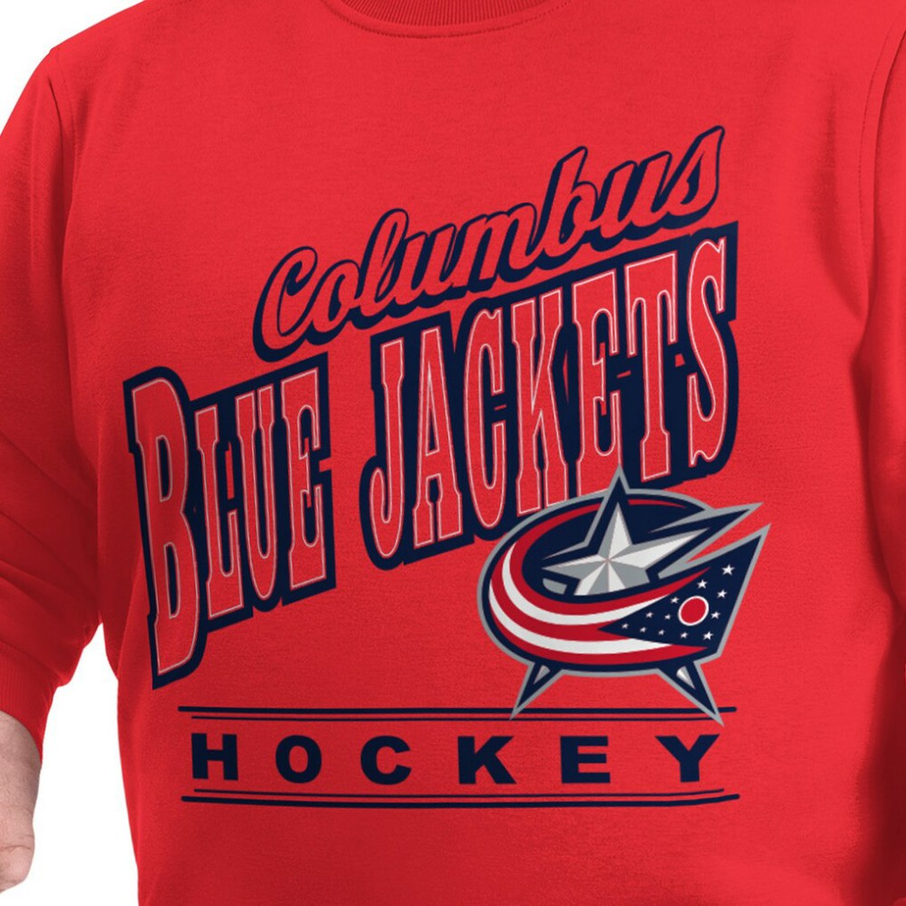 Columbus Blue Jackets G-III Sports by Carl Banks Adaptive Headliner Fleece Sweatshirt Outlet